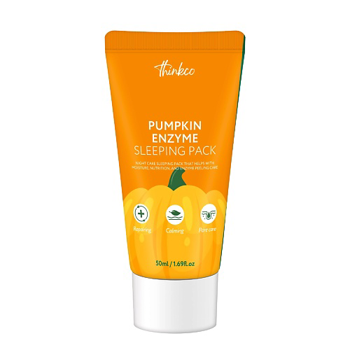 THINKCO Крем-маска ночная для лица, энзимная, с экстрактом тыквы, Pumpkin Enzyme Sleeping 50 #1