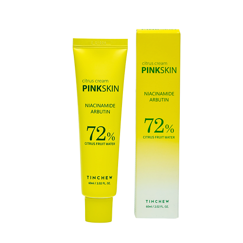 TINCHEW Крем для лица с ниацинамидом и арбутином Citrus Fruit Water 72% 60 #1