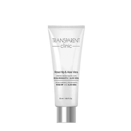 TRANSPARENT CLINIC Увлажняющий крем с шиповником и алое вера, Rose Hip & Aloe Vera Cream 50 #1