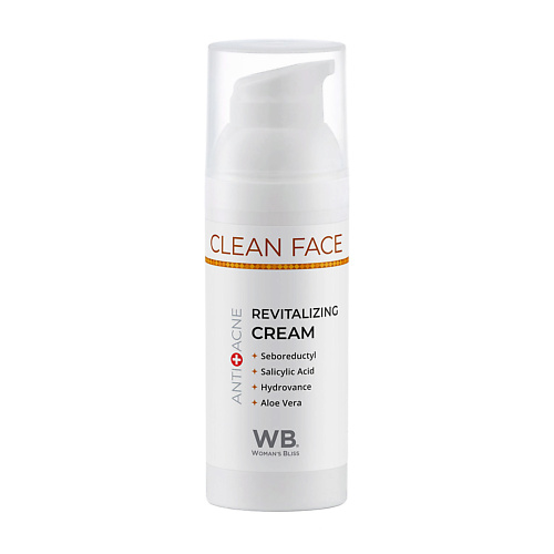 WOMAN`S BLISS CLEAN FACE Крем восстанавливающий для лица анти-акне 50 #1