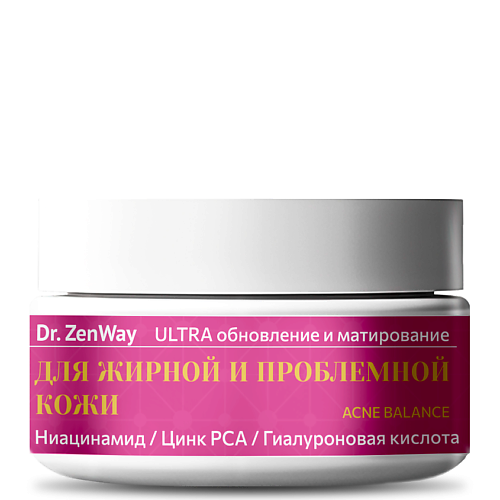 ZENWAY Крем увлажняющий для жирной кожи с ниацинамидом и цинком 50 #1