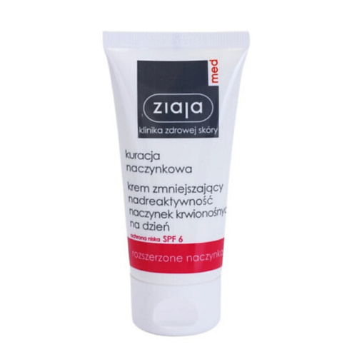 ZIAJA Крем для лица склонной к покраснениям SPF 6 Capillary Care 50 #1