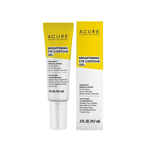 ACURE Контурный гель для кожи вокруг глаз морские водоросли и гибискус Brightening #1
