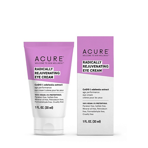 ACURE Крем для глаз с Коэнзимом Q10 и экстрактом эдельвейса Radically Rejuvenating 30 #1