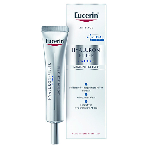 EUCERIN Антивозрастной крем для ухода за кожей вокруг глаз Hyaluron-Filler SPF 15 15 #1