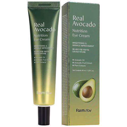 FARMSTAY Крем для области вокруг глаз Питательный с экстрактом авокадо Real Avocado Nutrition Eye Cream 40 #1