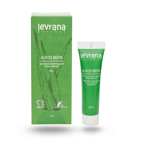 LEVRANA Витаминизирующий крем для век Алоэ Вера Natural Eye Cream Multi Vitamin Complex 15 #1
