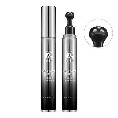 OTTIE Platinum Aura Roll-Up Eye Cream Крем для кожи вокруг глаз с экстрактом черной икры 15 #1