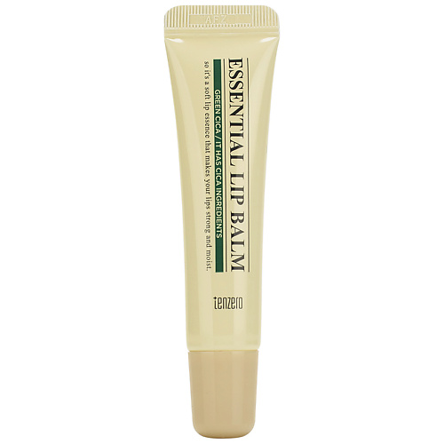 TENZERO Бальзам для губ успокаивающий с экстрактом центеллы азиатской Green Cica Essential Lip Balm #1