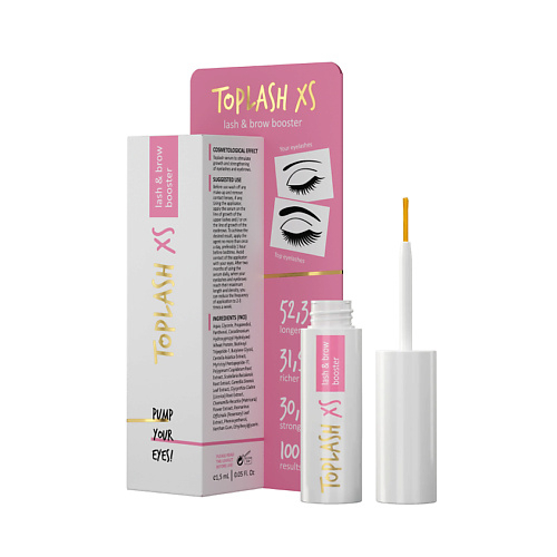 TOPLASH Сыворотка для роста ресниц и бровей Lash and Brow Booster XS #1