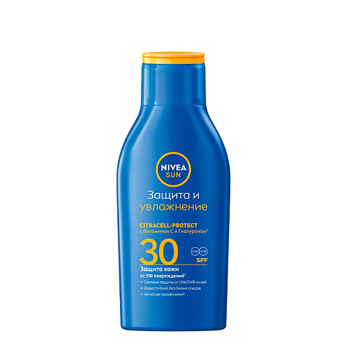 NIVEA Увлажняющий солнцезащитный лосьон для тела Nivea Sun "Защита и увлажнение" SPF 30, сверхводостойкий 100 #1