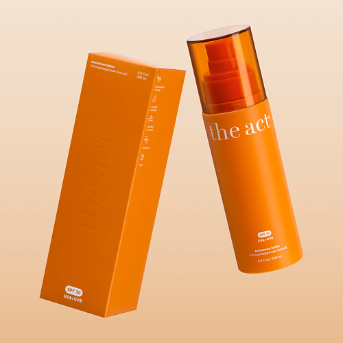 THE ACT Солнцезащитный лосьон для лица и тела SPF 30 200 #1