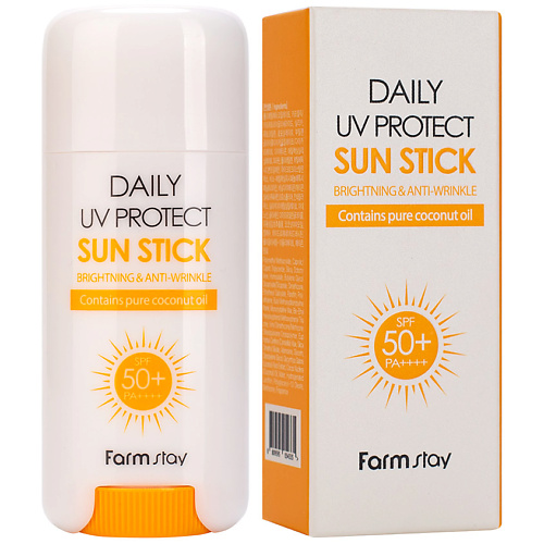 FARMSTAY Стик для лица Солнцезащитный SPF50 PA++++ Daily UV Protect Sun Stick #1