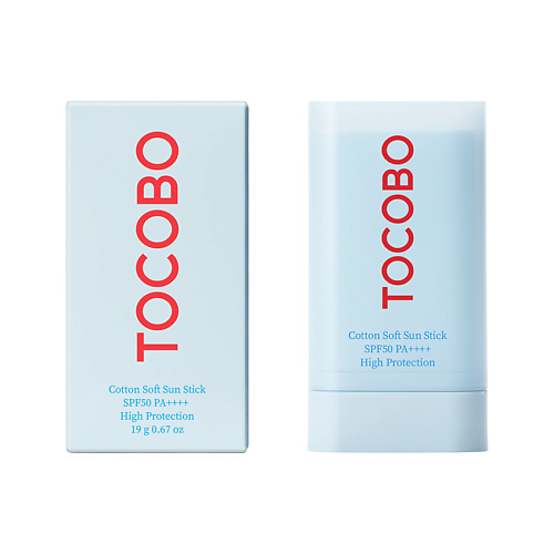 TOCOBO Стик для лица солнцезащитный с экстрактом хлопка SPF50+ 19 #1