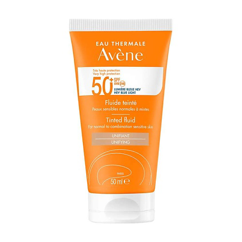 AVENE Флюид для лица солнцезащитный тонирующий SPF50 Tinted Fluid 50 #1