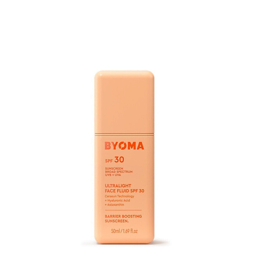 BYOMA Ультралёгкий флюид для лица Ultralight Face Fluid SPF 30 50 #1