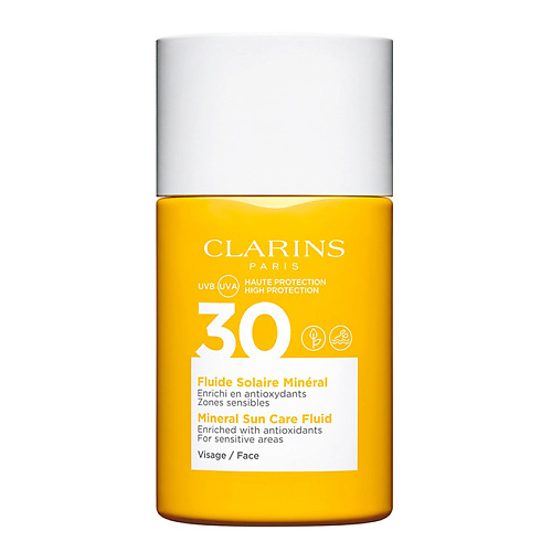CLARINS Солнцезащитный флюид для лица и чувствительных участков кожи SPF 30 Fluide Solaire Mineral 30 #1