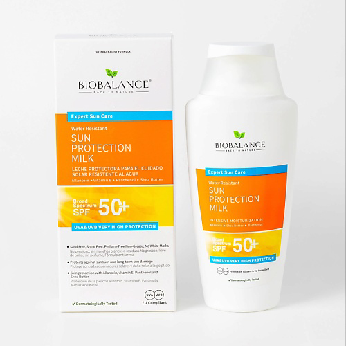 BIOBALANCE Крем-молочко солнцезащитный для лица SUN PROTECTION MILK SPF 50+ 150 #1