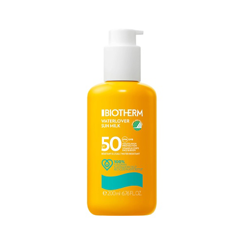 BIOTHERM Водостойкое солнцезащитное молочко для лица и тела Waterlover Sun Milk SPF50 200 #1