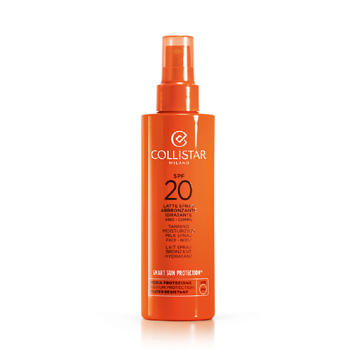 COLLISTAR Молочко увлажняющее для загара для лица и тела SPF20 Tanning Moisturizing Nilk Spray 200 #1