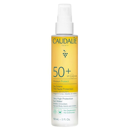 CAUDALIE Вода-спрей для лица, тела и волос Солнцезащитная SPF 50+ Vinosun Protect 150 #1
