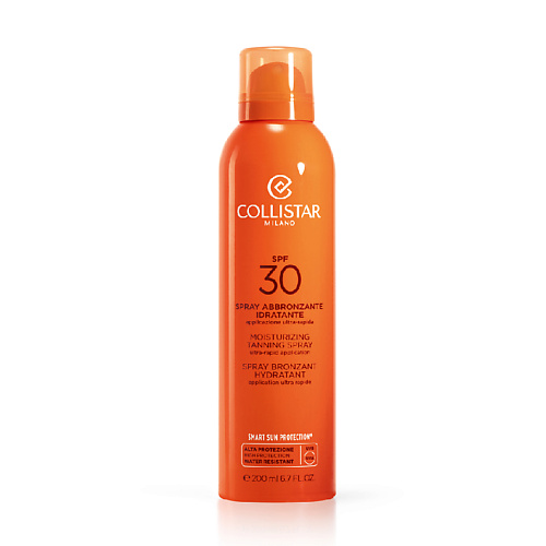 COLLISTAR Увлажняющий спрей для загара SPF 30 Moisturizing Tanning Spray 200 #1