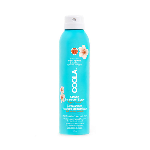 COOLA Солнцезащитный спрей для тела Classic Sunscreen Spray Tropical Coconut SPF 30 177 #1
