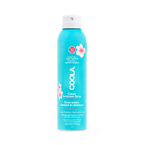 COOLA Солнцезащитный спрей для тела Classic Sunscreen Spray Guava Mango SPF 50 177 #1