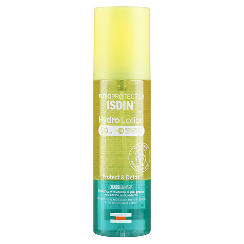 ISDIN Солнцезащитный спрей Fotopotector Hydrolotion Protect & Detox SPF50 200 #1