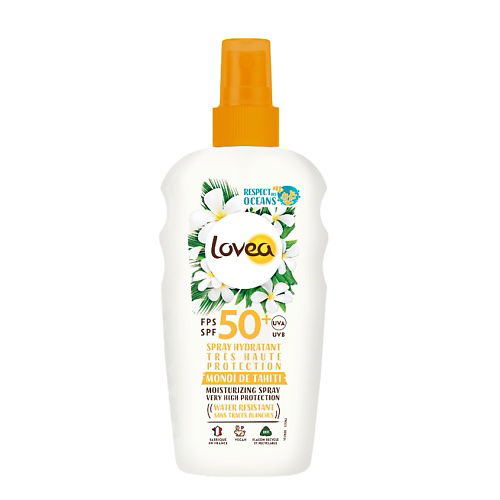 LOVEA Спрей для тела увлажняющий с SPF 50 Moisturizing Spray Very High Protection 150 #1