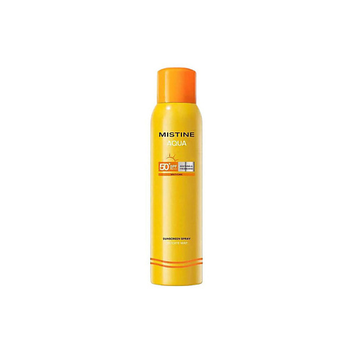 MISTINE Освежающий и успокаивающий солнцезащитный спрей AQUA SPF50+ 360 #1