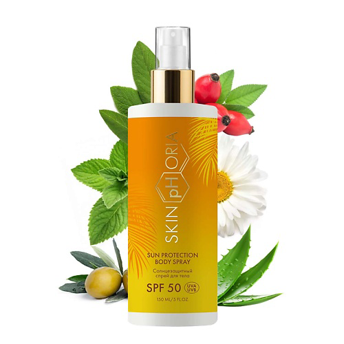SKINPHORIA Солнцезащитный спрей для тела SPF 50 High Protection Sun Spray 150 #1