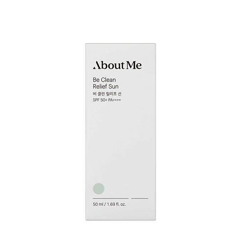 ABOUT ME Крем для лица солнцезащитный Be Clean Relief Sun SPF50+ PA++++ 50 #1
