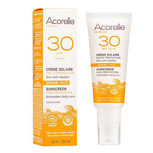 ACORELLE Солнцезащитный крем для лица  SPF 30 40 #1
