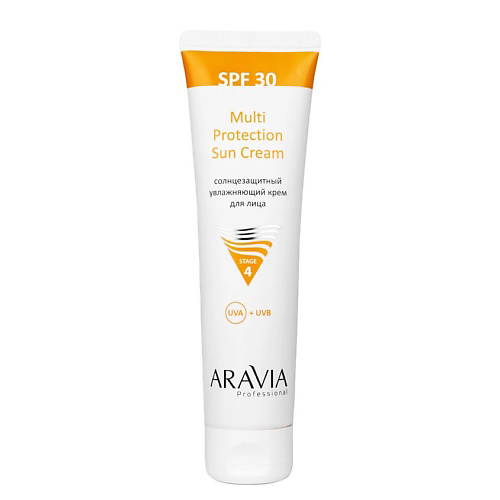 ARAVIA PROFESSIONAL Крем для лица солнцезащитный увлажняющий SPF 30 Multi Ptotection Sun Cream 100 #1