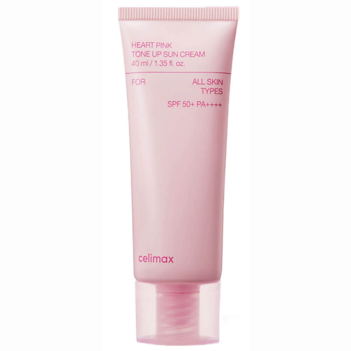 CELIMAX Солнцезащитный крем для сияния кожи Celimax Heart Pink Tone Up Sun Cream SPF50 40 #1