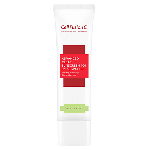 CELL FUSION C Крем солнцезащитный 100 SPF50+ PA++++ для проблемной кожи Advanced Clear Sunscreen 50 #1