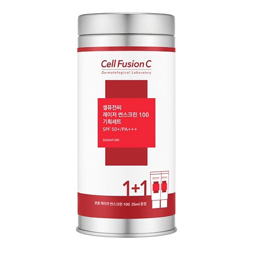 CELL FUSION C Набор Крем солнцезащитный 100 SPF50+ PA++++ омолаживающий Laser Sunscreen 70 #1