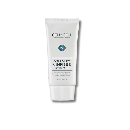 CELLBYCELL Солнцезащитный крем-шелк Soft silky Sun Block  SPF50+ PA+++ 50 #1