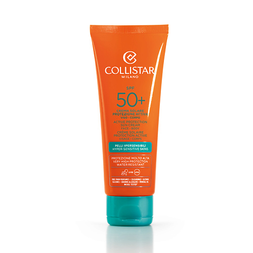 COLLISTAR Интенсивный солнцезащитный крем SPF 50+ для лица и тела Active Protection Sun Cream 100 #1