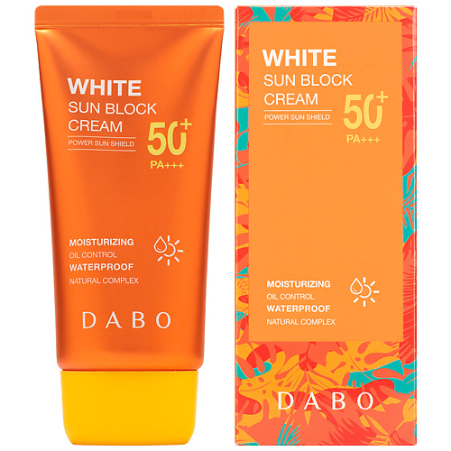 DABO Крем для лица солнцезащитный водостойкий SPF 50+ PA+++ White Sun Block Cream 50 #1