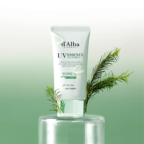 D`ALBA Cолнцезащитный крем Clean Tea Tree Liposome Tone-up Sun Cream (Green) 50 #1