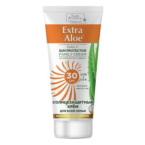 FAMILY COSMETICS Солнцезащитный крем для всей семьи фактор 30 "Extra Aloe" 100 #1