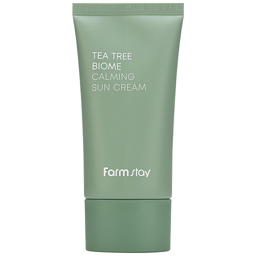 FARMSTAY Крем для лица солнцезащитный с экстрактом чайного дерева Tea Tree Biome Calming Sun Cream SPF50+/PA++++ 50 #1