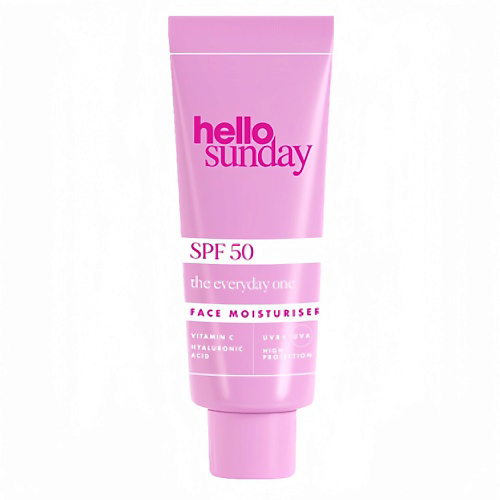 HELLO SUNDAY Крем для лица увлажняющий cолнцезащитный SPF 50 The Everyday One Face Moisturiser 75 #1