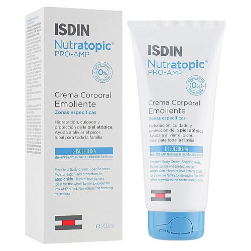 ISDIN Крем для тела при атопическом дерматите Nutratopic Pro-AMP Emollient Cream 200 #1