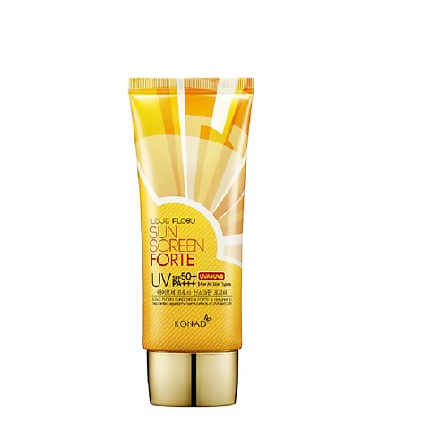 KONAD ILOJE Flobu Sunscreen Forte Солнцезащитный корейский крем для лица и тела, SPF50+, PA+++ 70 #1