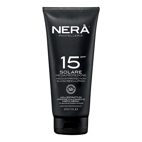 NERA PANTELLERIA Крем для тела солнцезащитный SPF 15 Solare Media Protezione 200 #1