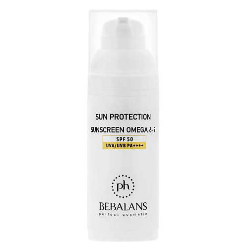 PH BEBALANS PERFECT COSMETIC Крем солнцезащитный SPF 50 для лица UVA/UVB PA++++ антивозрастной 50 #1