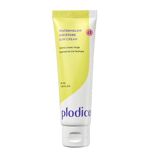 PLODICA Крем для лица солнцезащитный Арбуз SPF50+ PA++++ Watermelon Moisture Sun Cream 50 #1